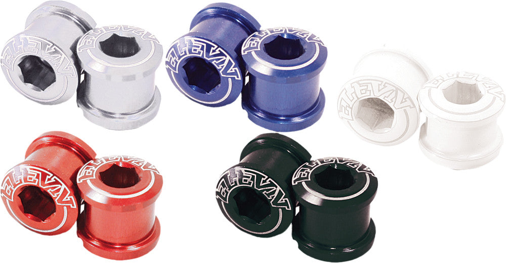 ELEVN Alloy Chainring Bolts Blue 4mm 711484 22304