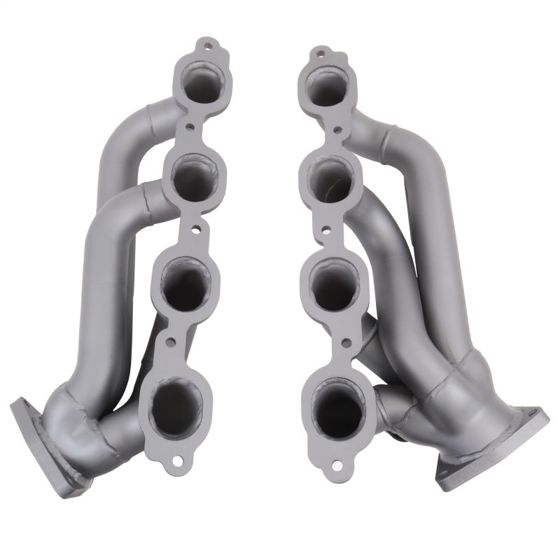 BBK 14-18 GM Truck 5.3/6.2 1 3/4in Shorty Tuned Length Headers - Titanium Ceramic 4047