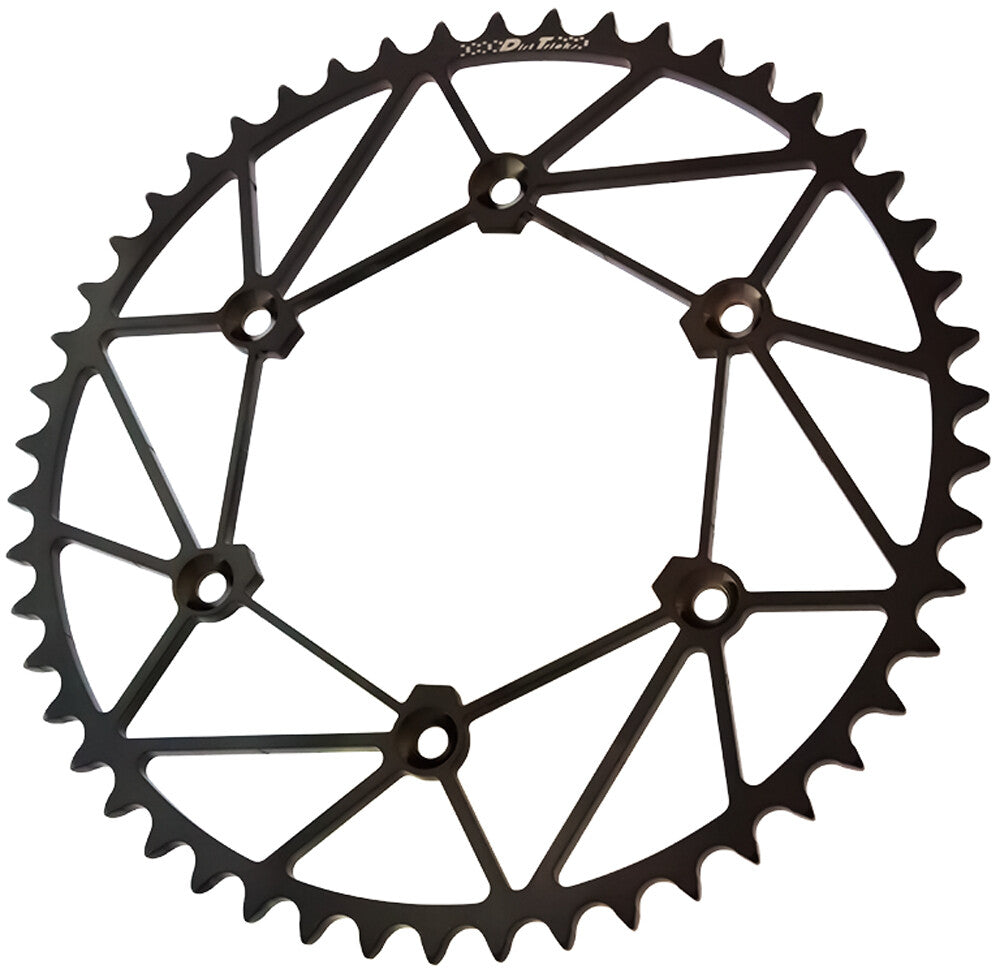 DIRT TRICKS Rear Sprocket Chromoly Stl/Zir 48t-520 Blk Yam YZ-48-D-B