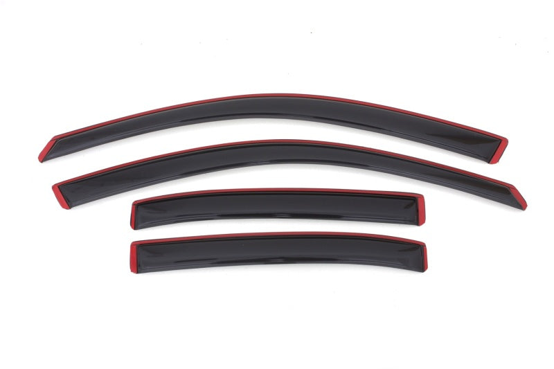 AVS 13-15 Chevy Malibu Ventvisor In-Channel Front & Rear Window Deflectors 4pc - Smoke 194362