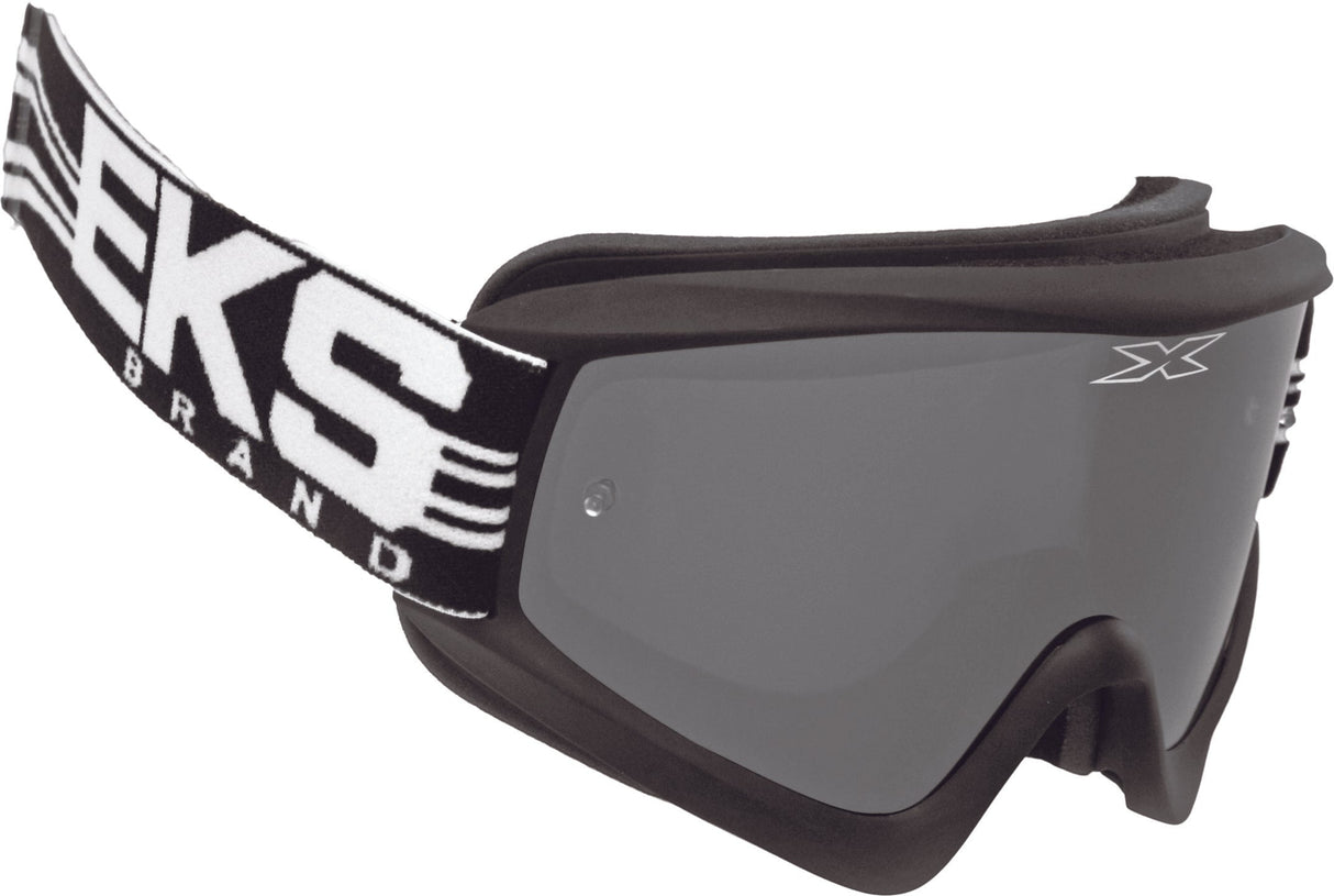 EKS BRAND Flat Out Mirror Goggle Black/Silver W/Silver Mirror 067-10365