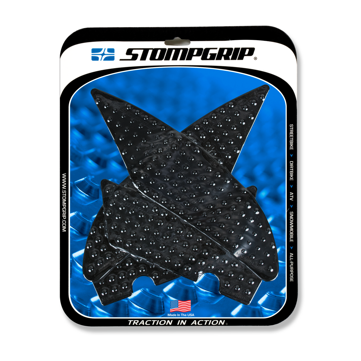 STOMPGRIP Tank Pad Kit Volcano Black 55-10-0145B
