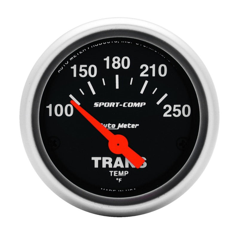 Autometer Sport Comp 100-250 F Trans Temp Gauge 3357