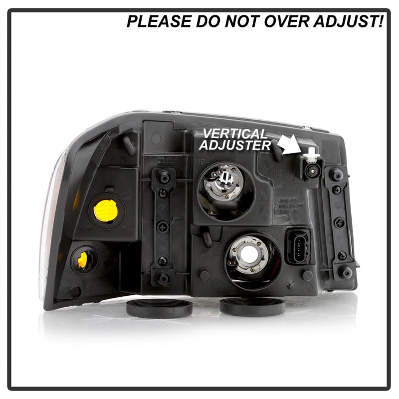 xTune 02-09 GMC Envoy OEM Style Headlights - Black (HD-JH-GEN02-AM-BK) 9042652