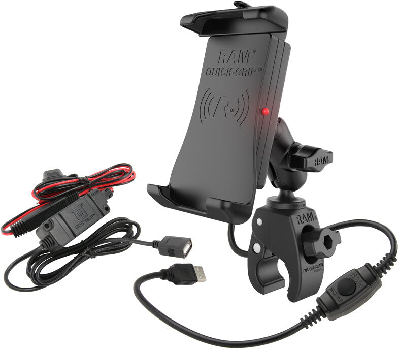 RAM Wireless Charging Claw Mount Quick Grip RAM-B-400-A-UN14W-V7