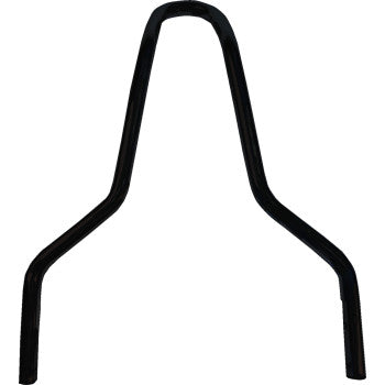 DRAG SPECIALTIES Round Sissy Bar - Black - 11"H 1501-0778