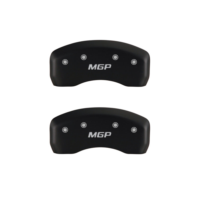 MGP 4 Caliper Covers Engraved Front & Rear MGP Red finish silver ch 23197SMGPRD