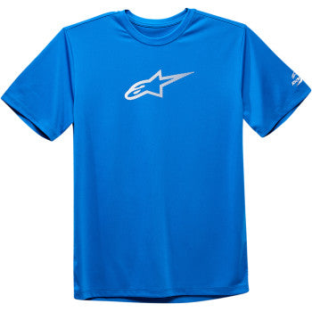 IN STOCK ALPINESTARS Tech Ageless Performance T-Shirt - BRIGHT BLUE - 1139-73000-760-L