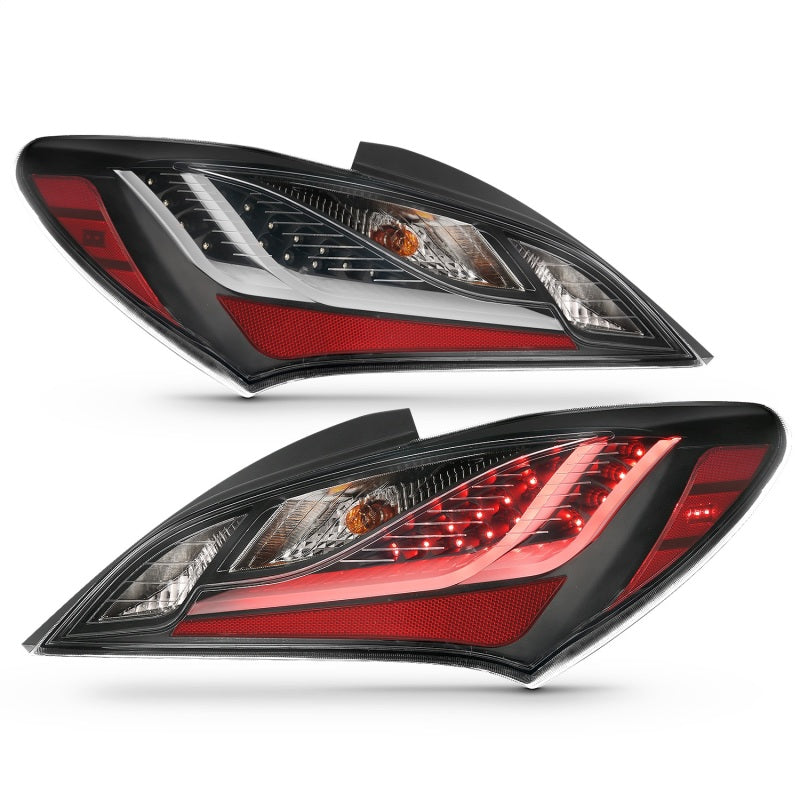 ANZO 10-13 Hyundai Genesis 2DR LED Taillights Smoke 321347