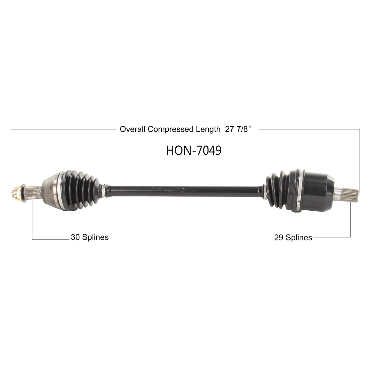 OPEN TRAILOe 2.0 Axle Rear HonHON-7049