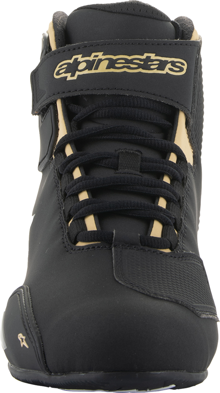 ALPINESTARS Women's Sektor Shoes - Black/Champagne - US 9 2515719-1090-9
