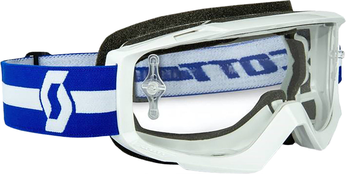 SCOTT Split Otg Goggle White/Blue Clear Works 277514-0002113