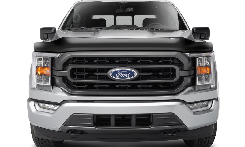 AVS 21-22 Ford F-150 (Excl. Tremor/Raptor) Medium Profile Hood Shield - Smoke 23621
