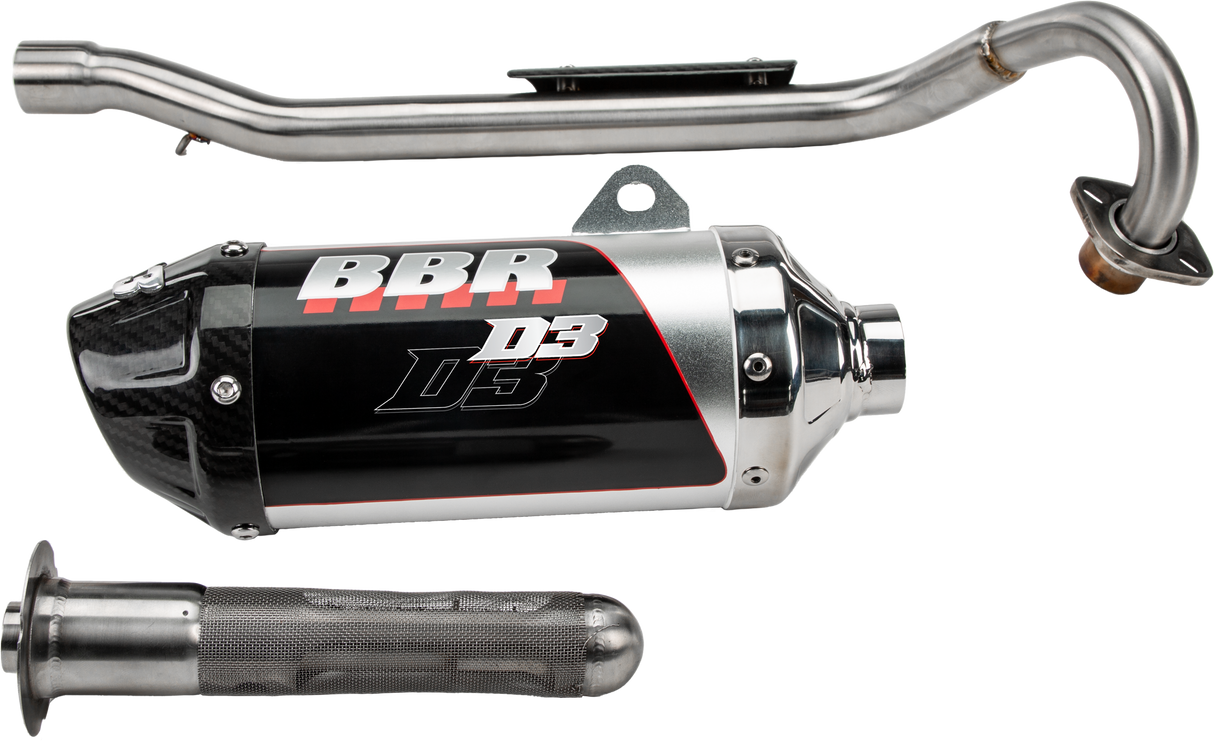 BBR D3 Exhaust System Hon 240-HXR-5031
