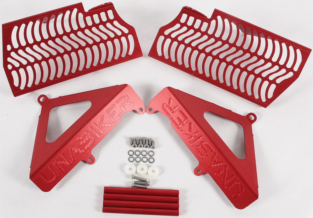 UNABIKER Radiator Guard (Red) HF540R4-R