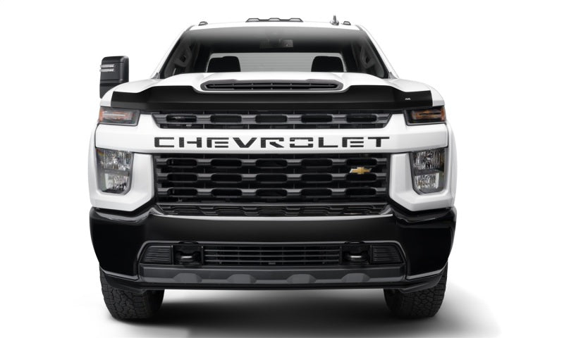 AVS 20-22 Chevrolet Silverado 2500 HD Aeroskin Low Profile Hood Shield - Matte Black 377187