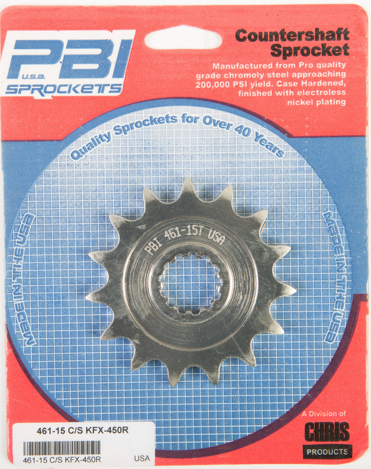 PBIFront Cs Sprocket Steel 15t-520 Kaw461-15