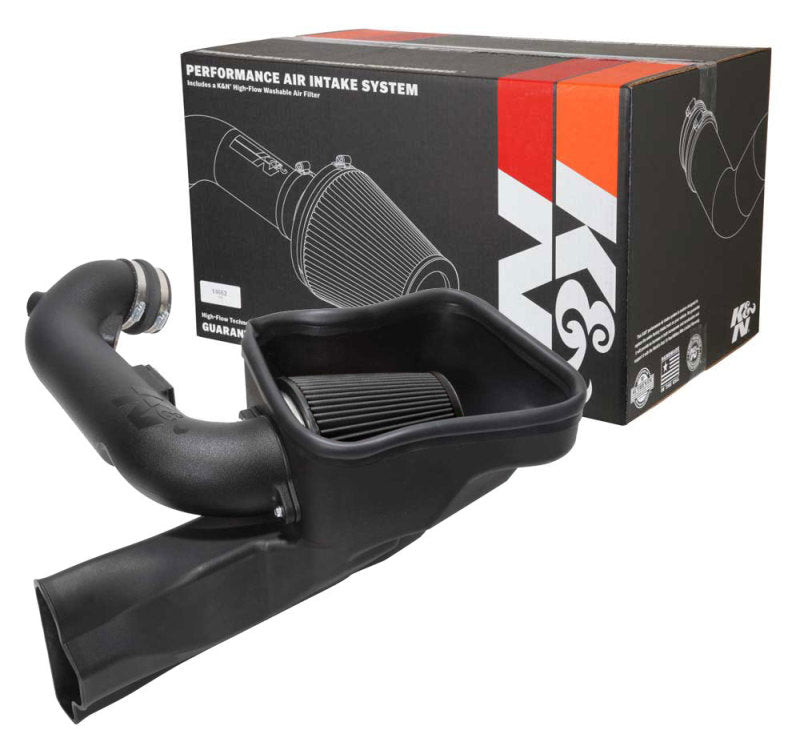 K&N 18-23 Ford Mustang GT 5.0L V8 F/I Dryflow Performance Air Intake System 30-2605