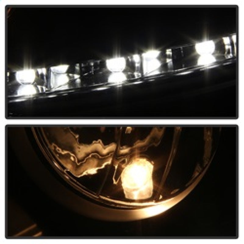 Spyder Volkswagen GTI 06-09/Jetta 06-09 Xenon/HID Model Only - DRL Black PRO-YD-VG06-HID-DRL-BK 5017529