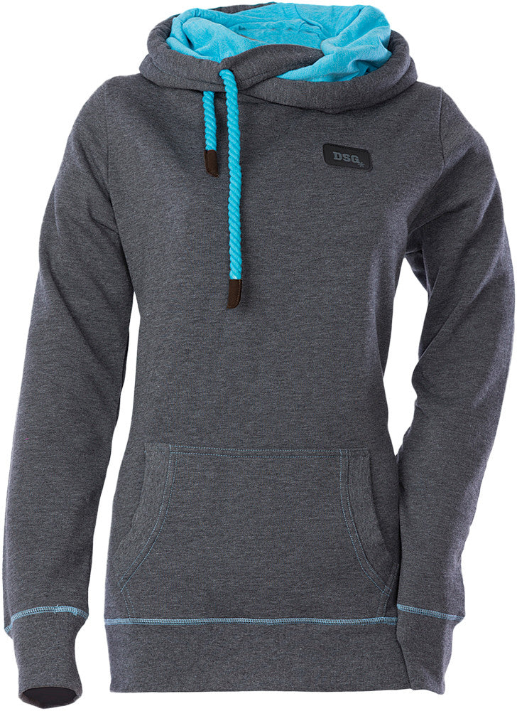 DSG Side Tie Hoodie Heather 4x Black 97317