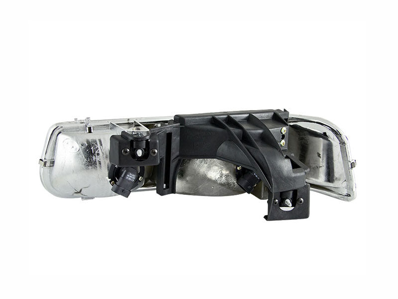 ANZO 1999-2002 Chevrolet Silverado 1500 Crystal Headlights Chrome 111011