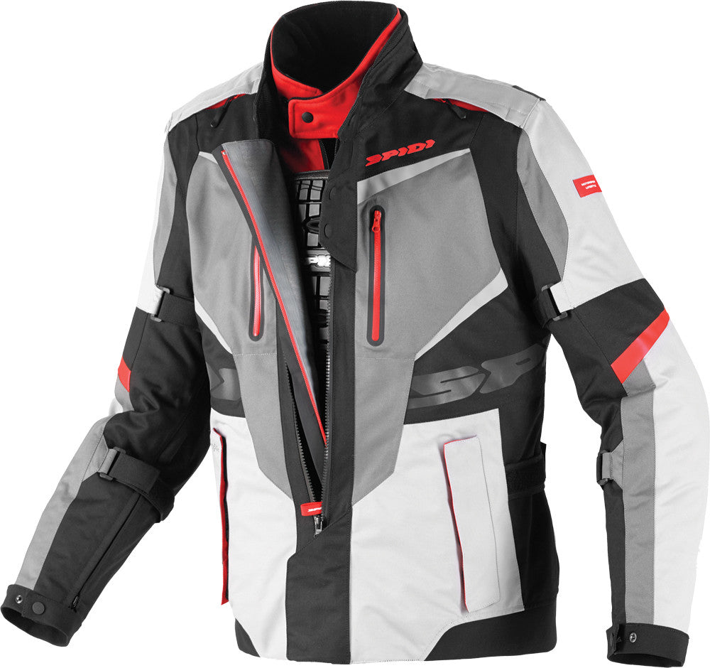 SPIDI X-Tour Jacket Black/Grey/Red X D141-021-X