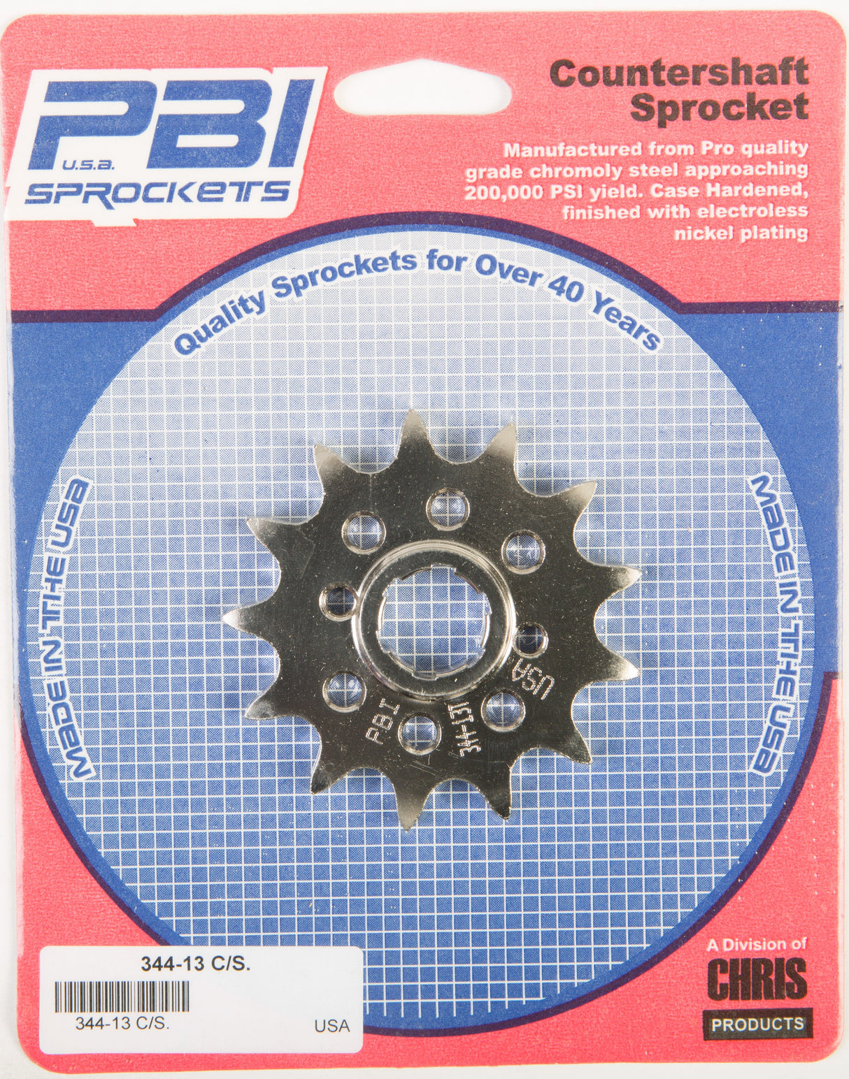 PBIFront Cs Sprocket Steel 13t-520 Hon344-13