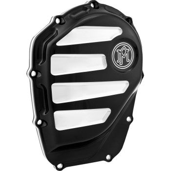 PERFORMANCE MACHINE Scallop Cam Cover - Contrast Cut Platinum - M8 0177-2072-BMP