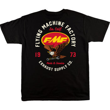 FMF Exhaust Supply T-Shirt - Black - Small FA24118902BLKSM