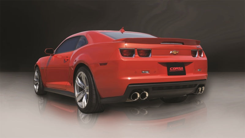 Corsa 12-13 Chevrolet Camaro Coupe ZL1 6.2L V8 Polished Sport Cat-Back + XO Exhaust 14971
