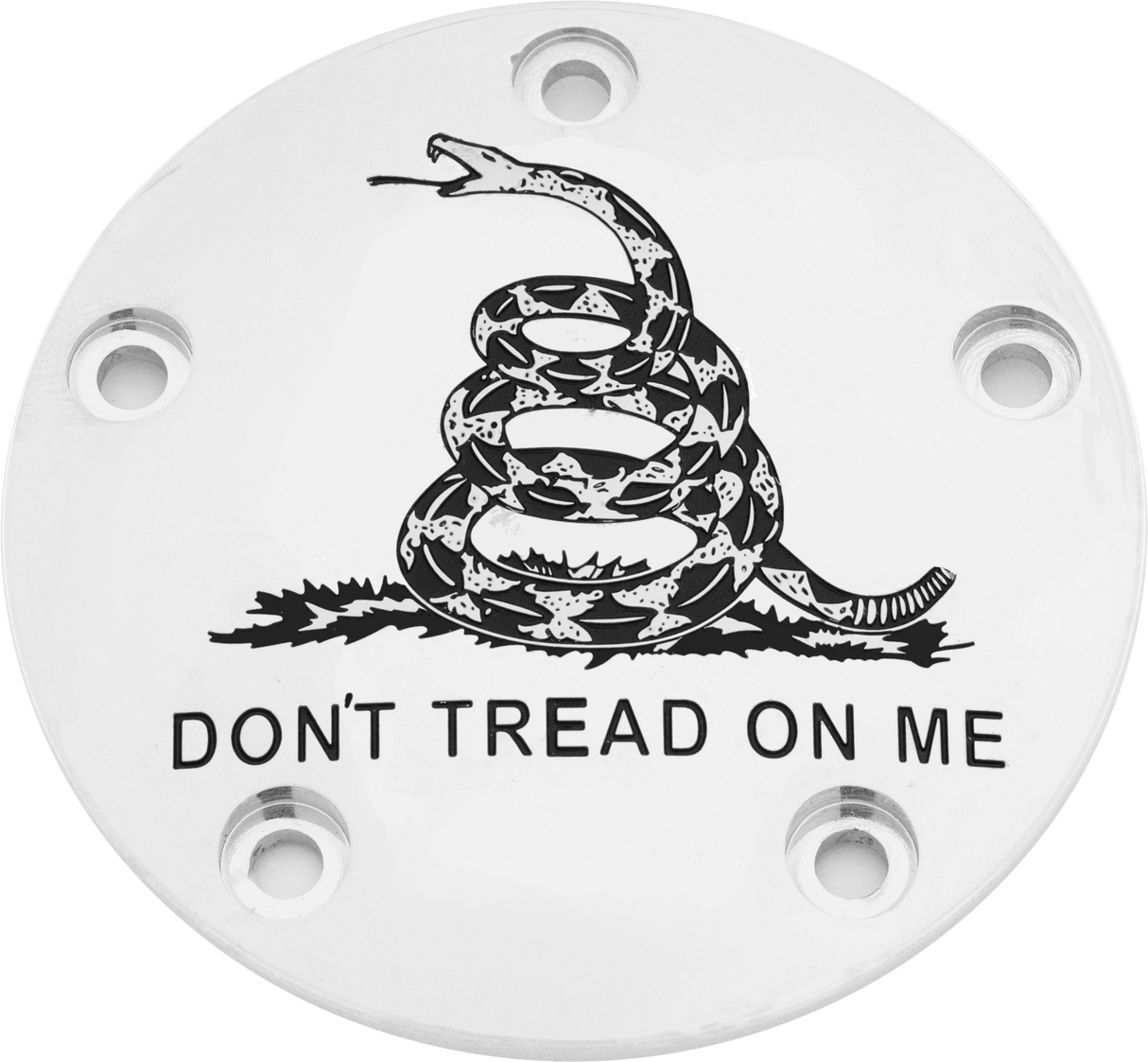 CUSTOM ENGRAVING Tc Timer Cover Don't Tread Chrome PATR08-04