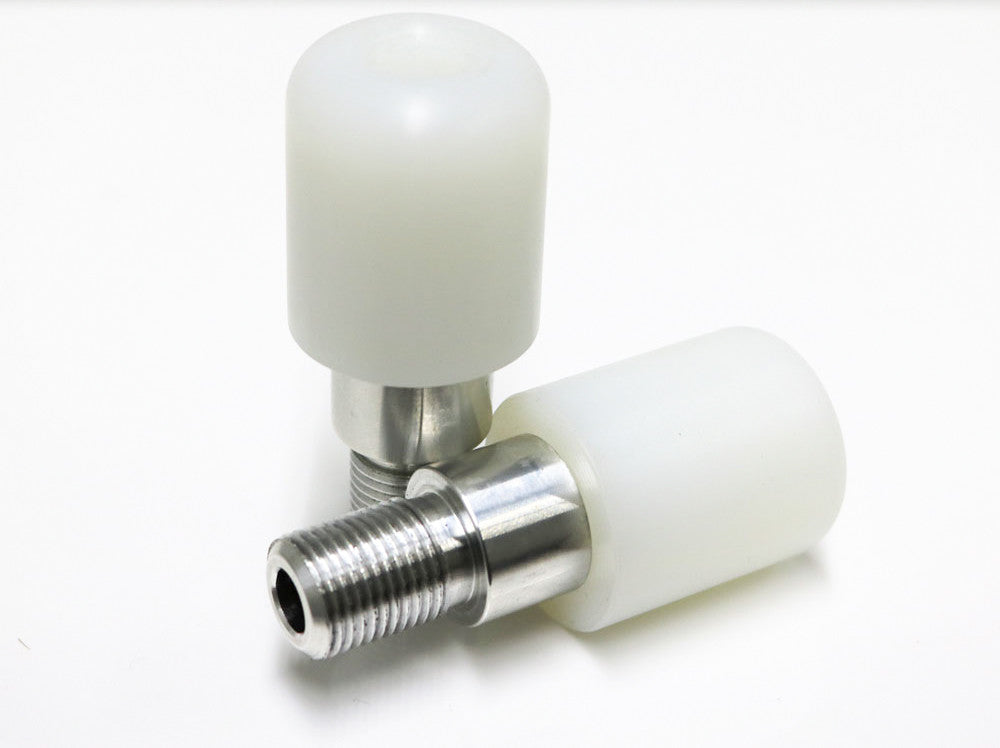 SHOGUN Bar End Sliders White 725-1600