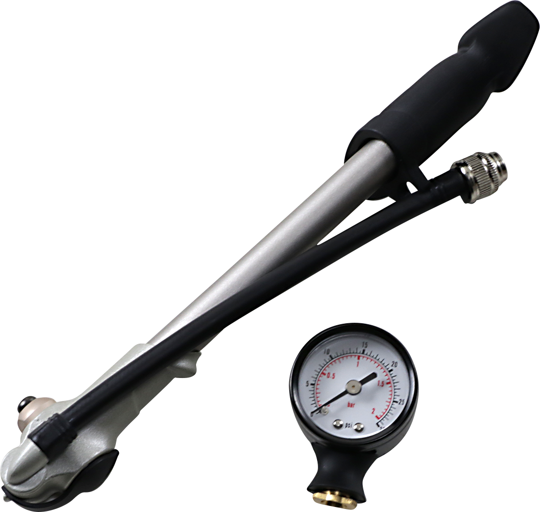 DRAG SPECIALTIES Bomba de aire con manómetro - 0-30 3805-0082