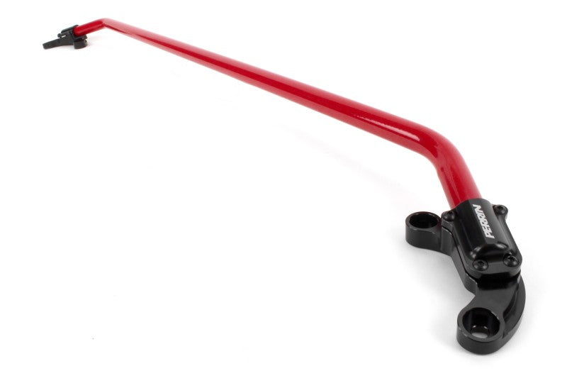 Perrin Honda Civic Type R / Si Front Strut Brace - Glossy Red w/ Black Feet PHP-SUS-050GRD