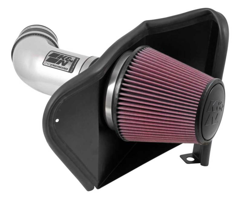 K&N 12-15 Jeep Grand Cherokee SRT 8 6.4L V8 High Flow Performance Intake Kit 77-1567KS