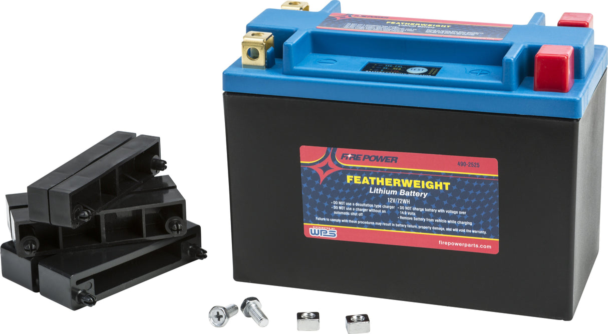 FIRE POWER Featherweight Lithium Battery 380cca Hjtx20ah-Fp-Q 12v/72wh HJTX20HQ-FP