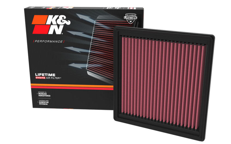 K&N 22-23 Toyota Land Cruiser 3.5L V6/4.0L V8 Replacement Drop In Air Filter 33-3178