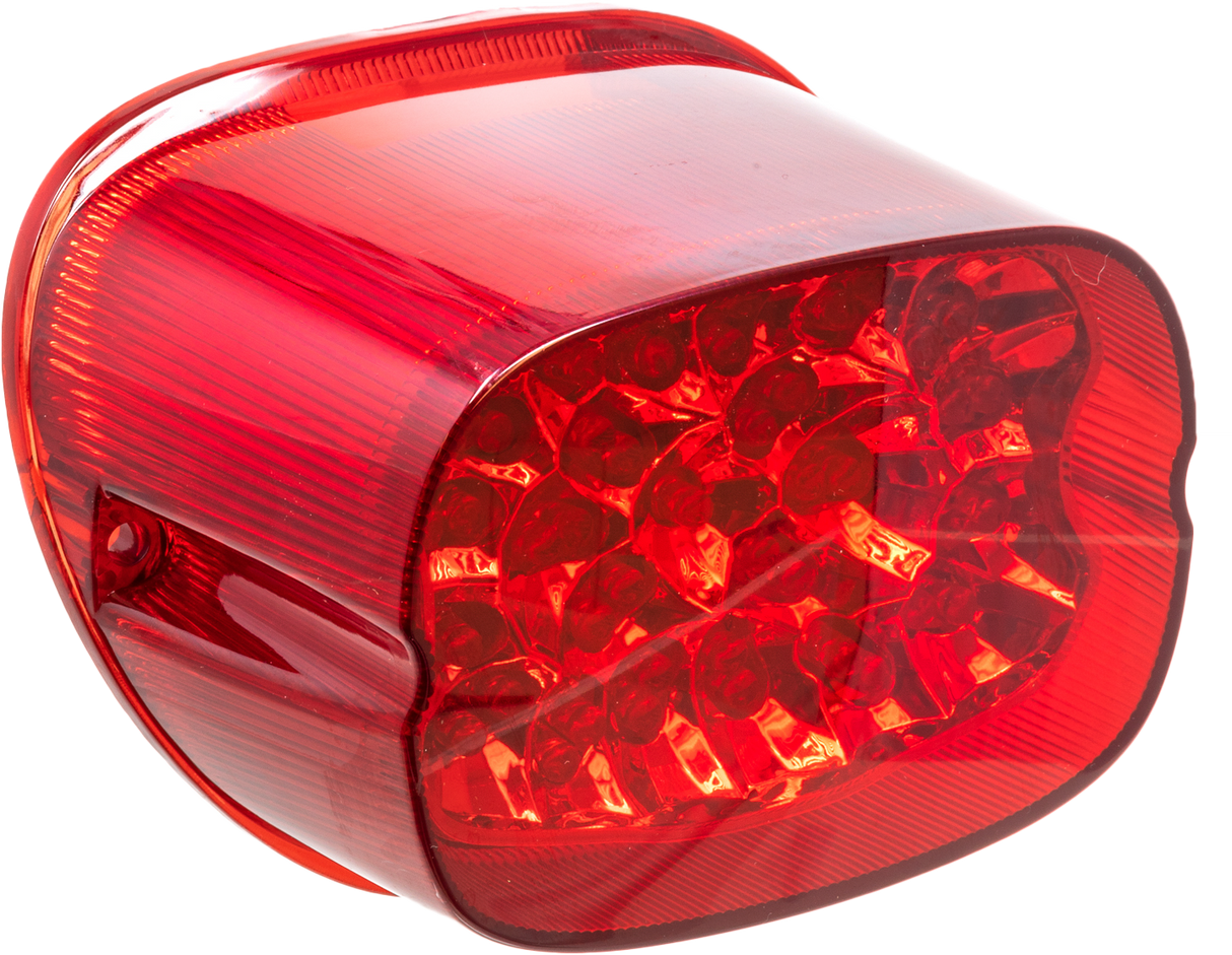 LETRIC LIGHTING COSqaureback Led Tailight Red LenseLLC-SQTL-RA