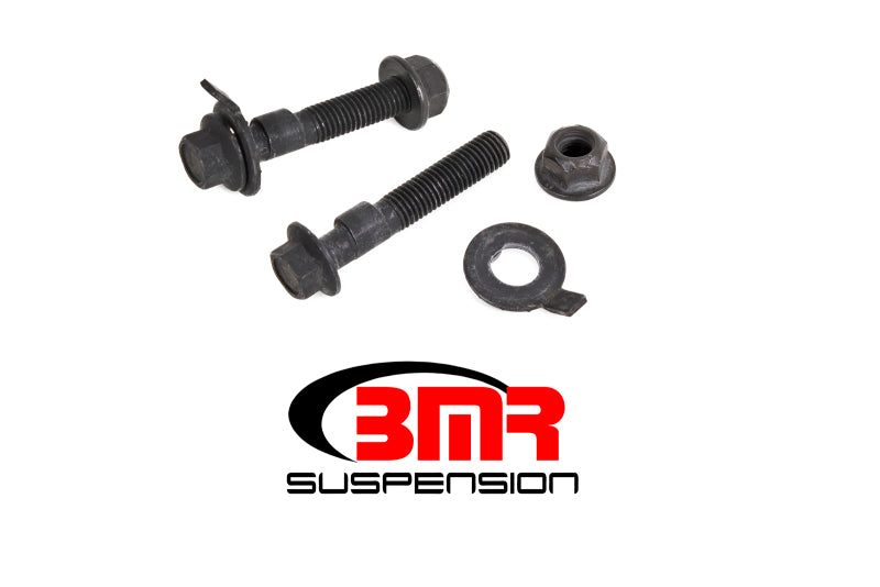 BMR 15-17 S550 Mustang Front Camber Bolts (2.5 Degree Offset) - Black FC003