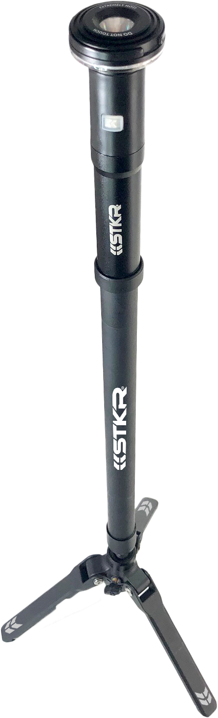 STKR Fli-Pro Telescoping Light 8' With Removable Flashlight 12679