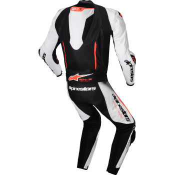 ALPINESTARS GP-R7 1-PC Leather Suit - White/Black/Red - US 42 / EU 52 3150125-233-52