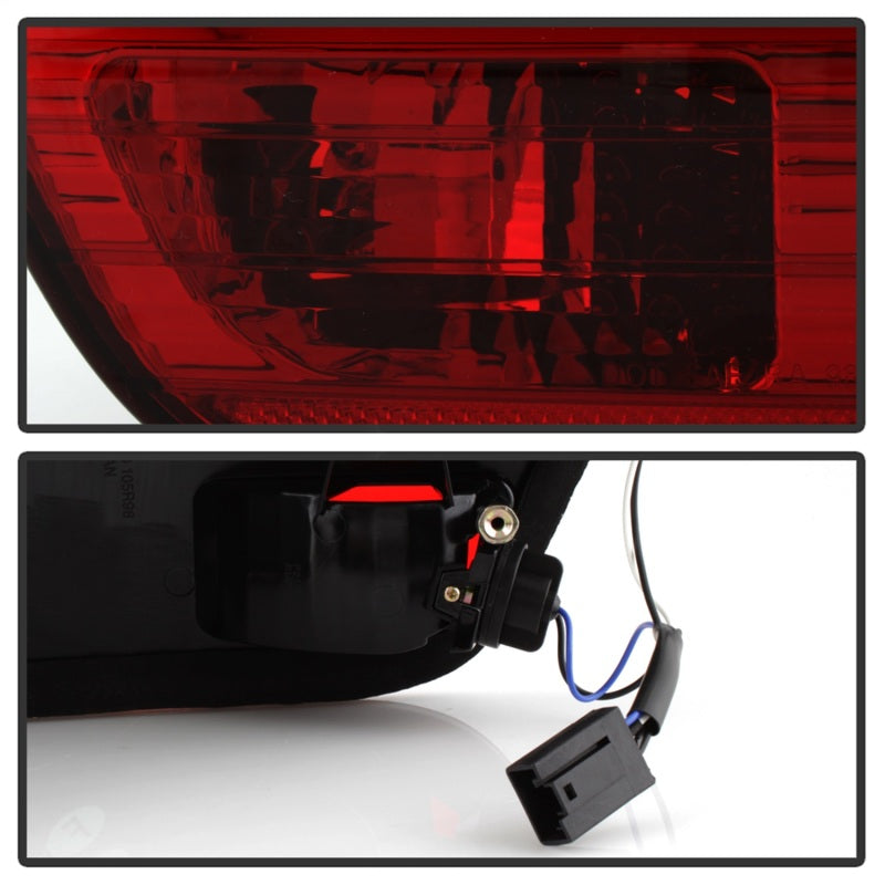 Spyder BMW E53 X5 00-06 4PCS Euro Style Tail Lights- Red Smoke ALT-YD-BE5300-RS 5000842