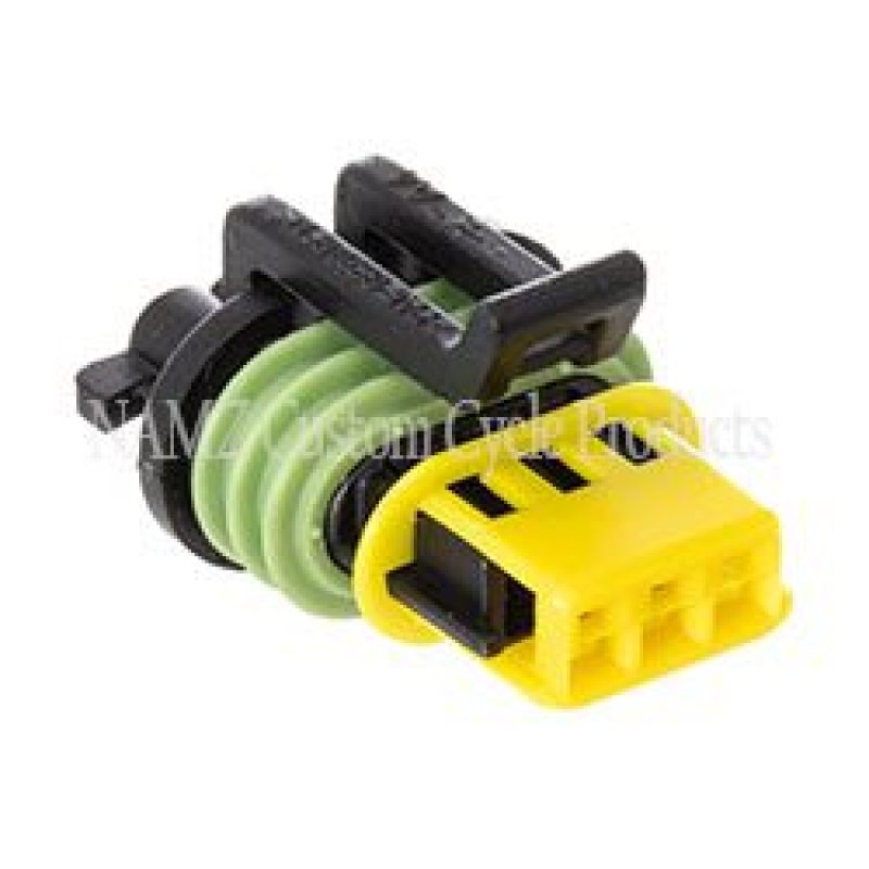 NAMZ 06-23 V-Twin Delphi OEM Speedometer Sensor/Siren Connector w/Terminals (HD 72064-06) ND-15336029-B