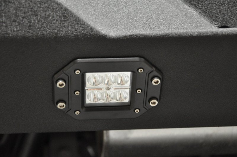 DV8 Offroad 07-18 Jeep Wrangler JK Full Length Rear Bumper w/ Lights RBSTTB-10
