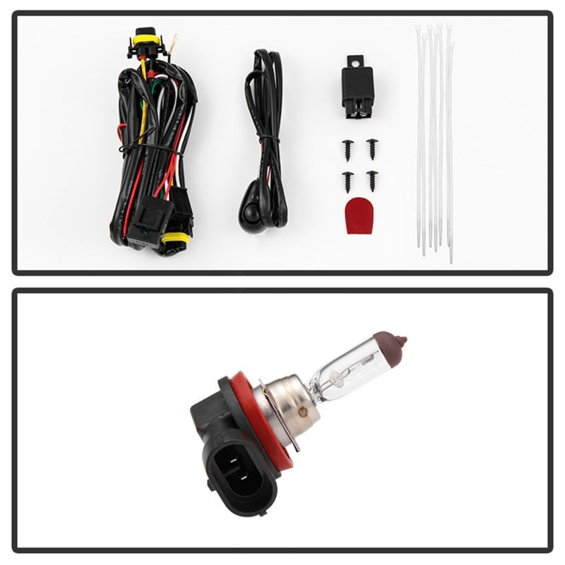 Spyder Volkswagen Jetta MK6 2015-2016 Sedan 4Dr only OEM Style Fog Lights w/Switch Clear FL-VJ2015-C 5082268