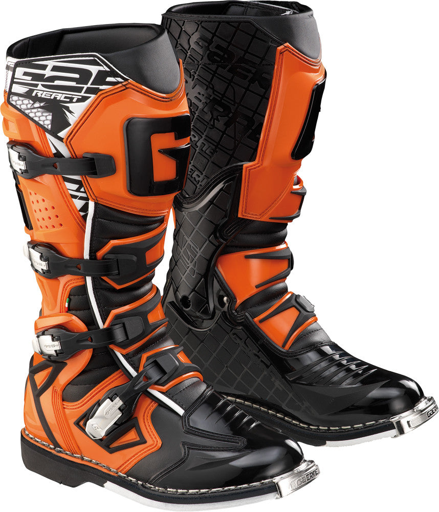 GAERNE G-React Boots Orange/Black Sz 10 2165-008-010