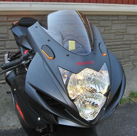 NEW RAGE CYCLESMirror Block Off Turn Signals SuzGSXR-MBO