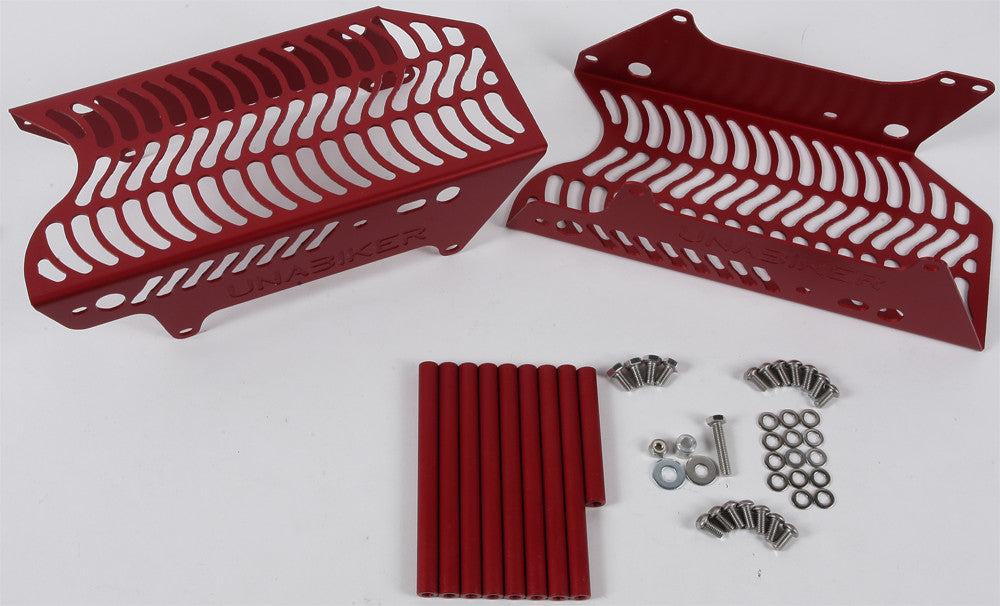 UNABIKER Radiator Guard (Red) BTA2T-R