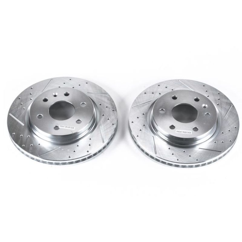 Power Stop 08-17 Buick Enclave Front Evolution Drilled & Slotted Rotors - Pair AR8696XPR