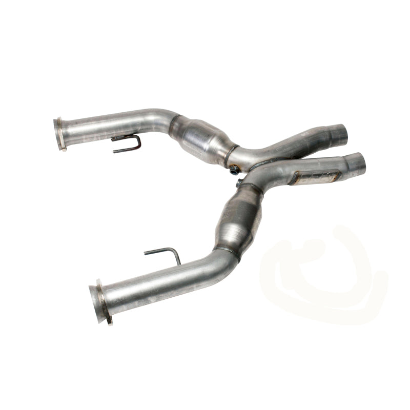 BBK 05-10 Mustang 4.6 Short Mid X Pipe With Catalytic Converters 2-3/4 For BBK Long Tube Headers 1637